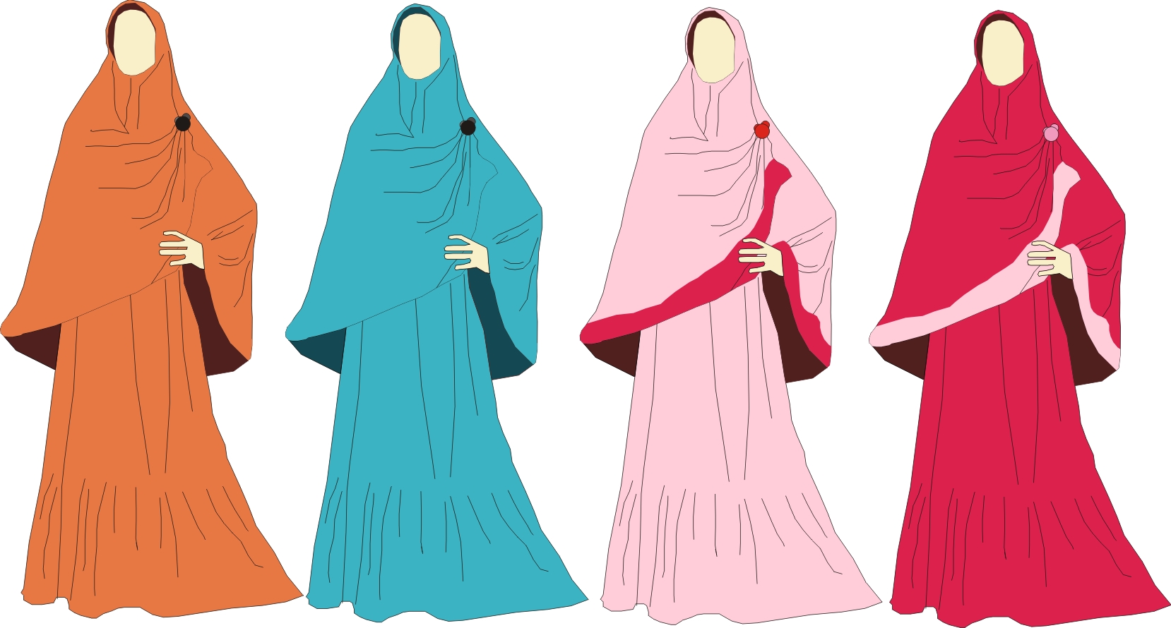Baju Muslim Anak Gambar Kartun Medsos Kini